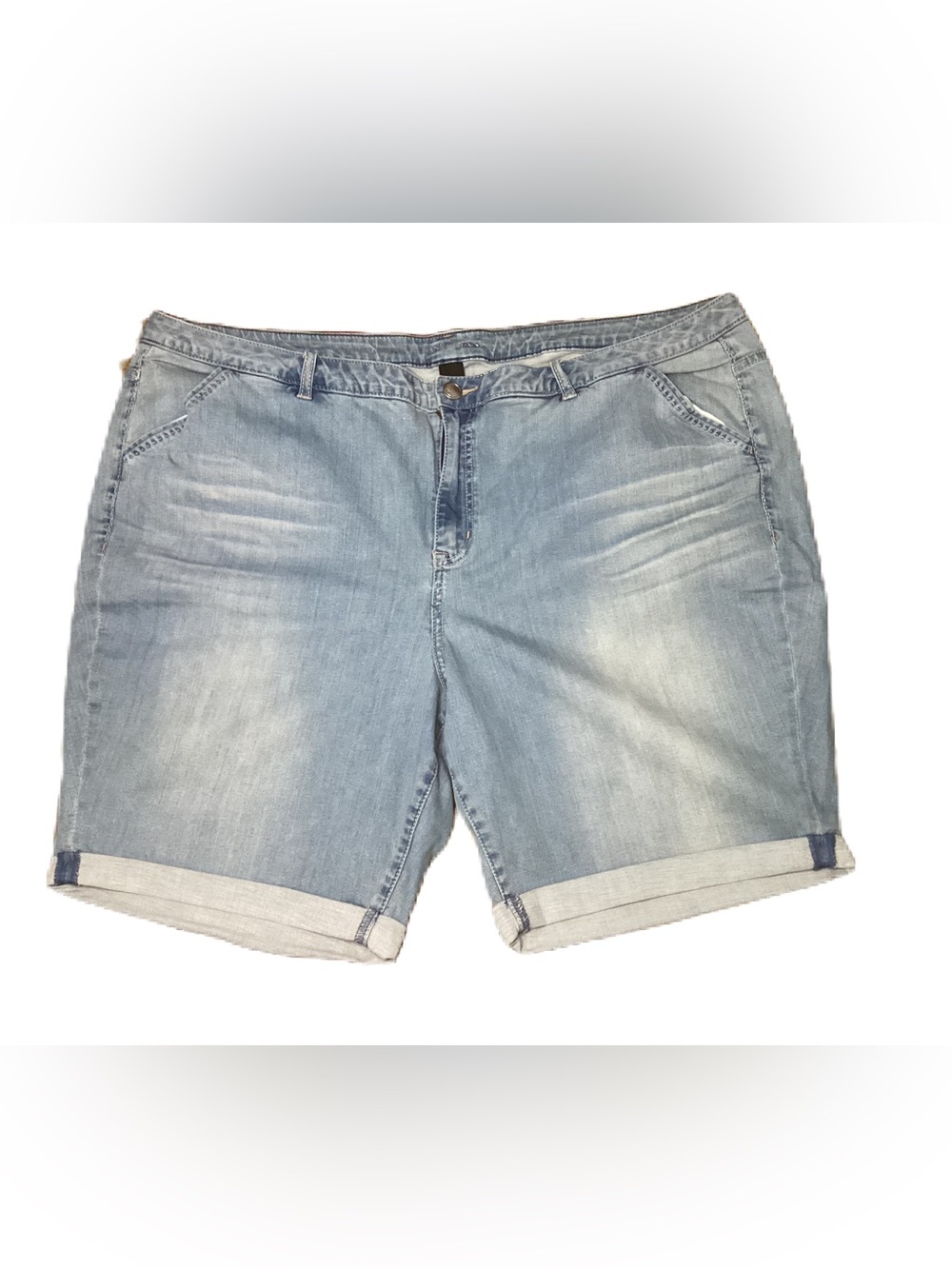 Lane Bryant Bermuda jean shorts. 28